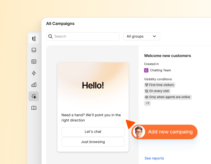 Sales chatbot campaign dashboard for prospect engagement and deal tracking