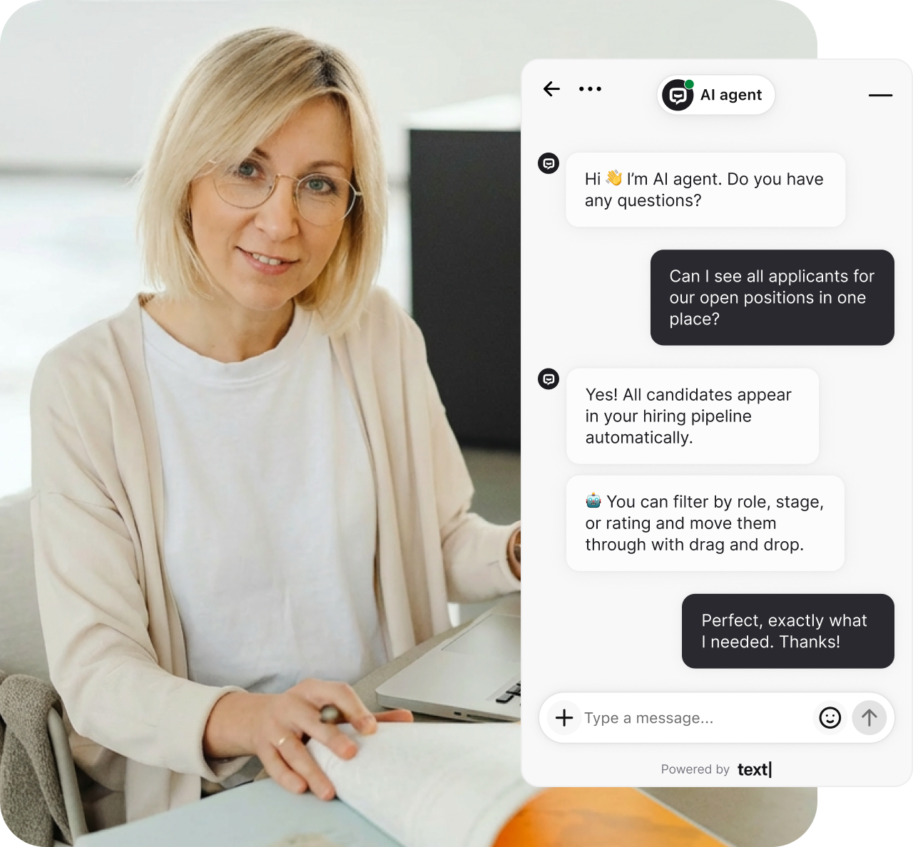 AI HR chatbot for employee support and HR workflow automation