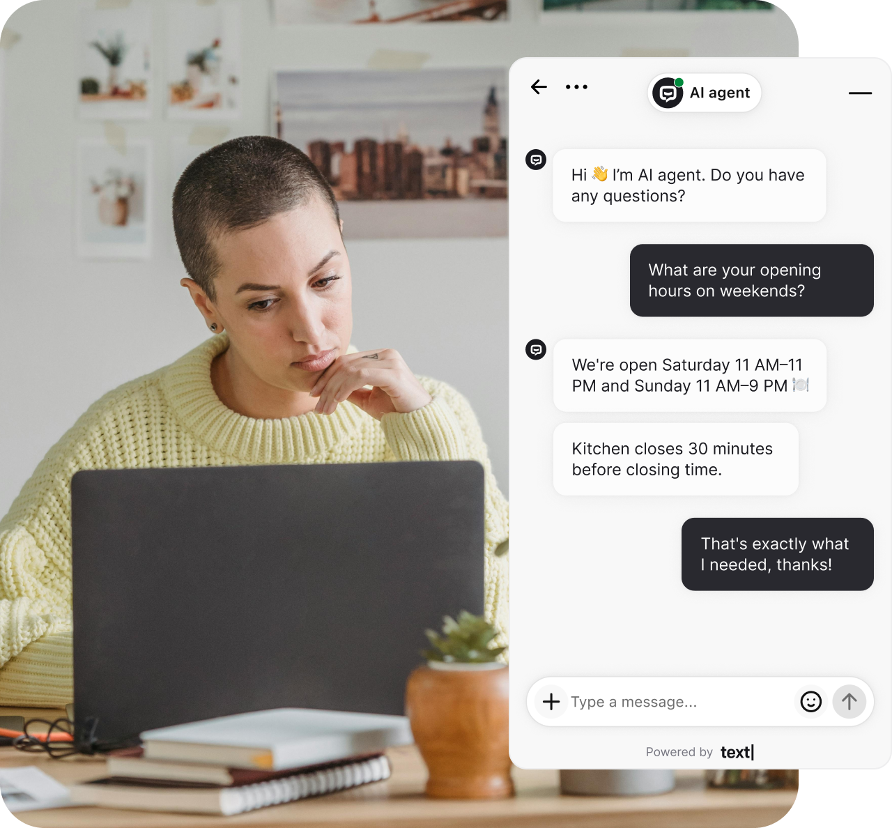 AI restaurant chatbot for table reservations and food ordering management