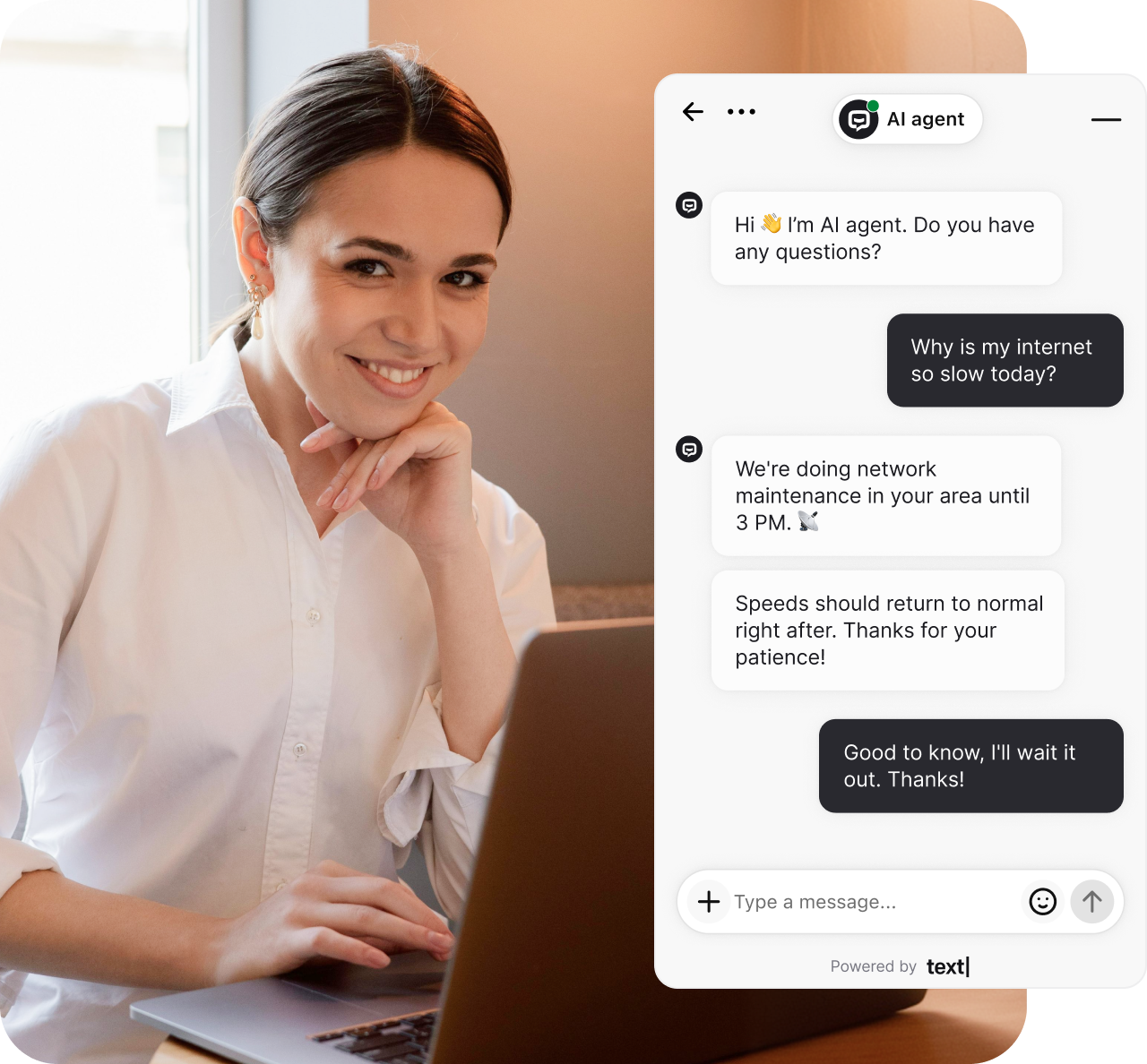 AI telecom chatbot for customer support and billing inquiry resolution