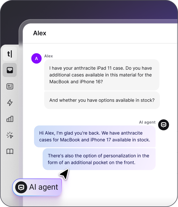 AI agent for Facebook Messenger – automated conversation handling